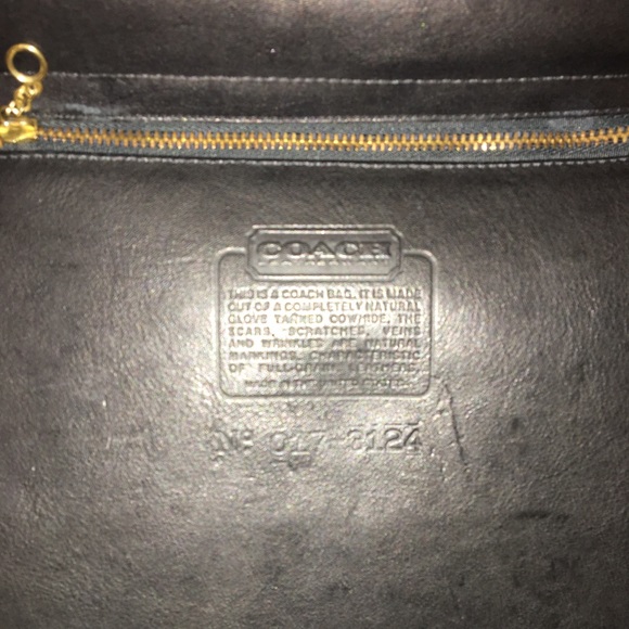 Coach leather briefcase, authentic, monogrammed - Picture 5 of 7